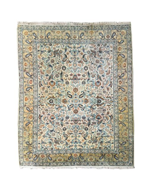 Antiker großer Tabriz-Perserteppich aus 100 % Wolle, 390 x 310 cm, 13 Fuß x 10 Fuß