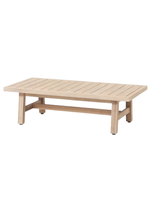 Terrassen-Esstisch aus Akazienholz im mediterranen Stil 