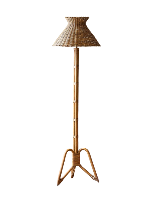 Millie Rattan-Stehlampen-Set