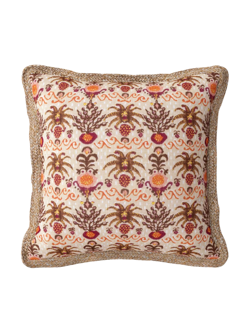 Kissen mit Ikat-Print