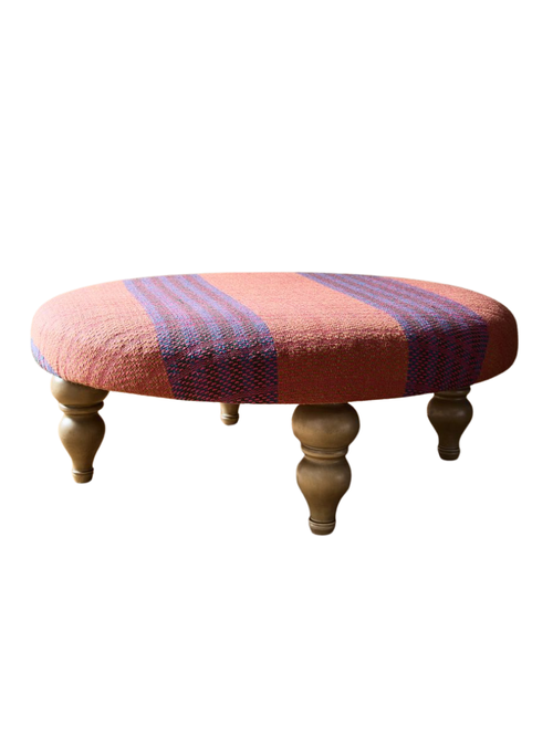 Kendall Gestreifter Ottoman