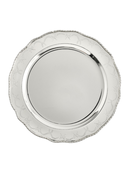Platzteller aus Edelstahl, 4er-Set