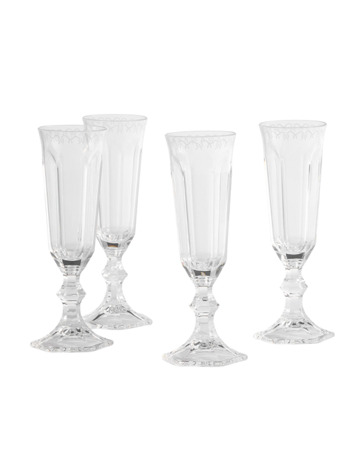 Outdoor-Acryl-Champagnergläser, 4er-Set