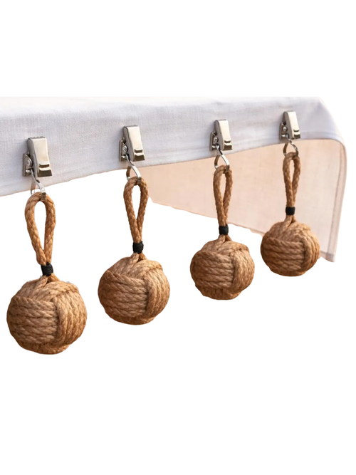   Tischdeckengewichte Monkey Fist, 4er-Set