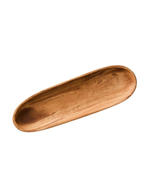 Organisch geformte Holz-Servierplatten