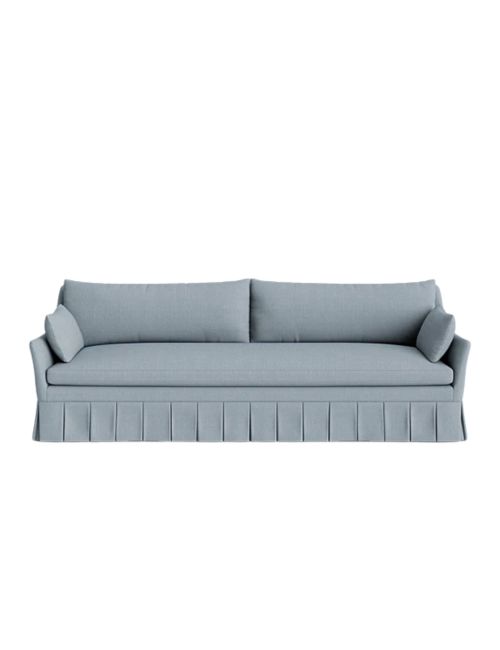 Portola Plissee-Sofa (Chambray)
