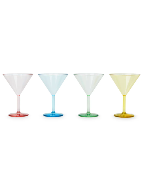 Outdoor-Martini-Gläser, 4er-Set
