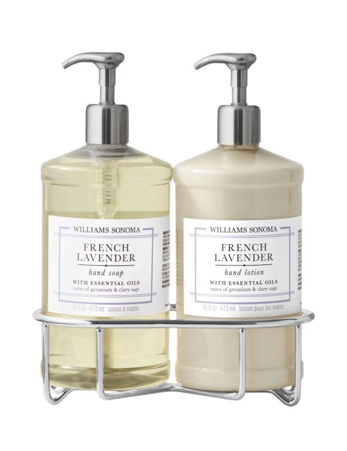 3-teiliges Set mit Handseife und Lotion aus französischem Lavendel