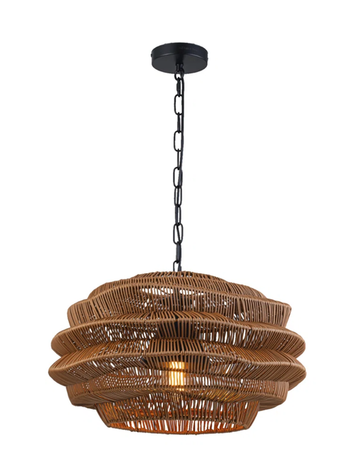 Outdoor-Anhänger aus Korbgeflecht, Küstenrattan