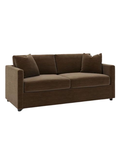Godwin 75'' gepolstertes Schlafsofa (Nave Bark Performance Distressed Velvet)
