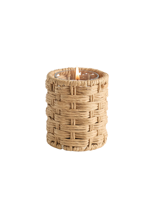 Rattankerze – Küstenblüte und Salbei