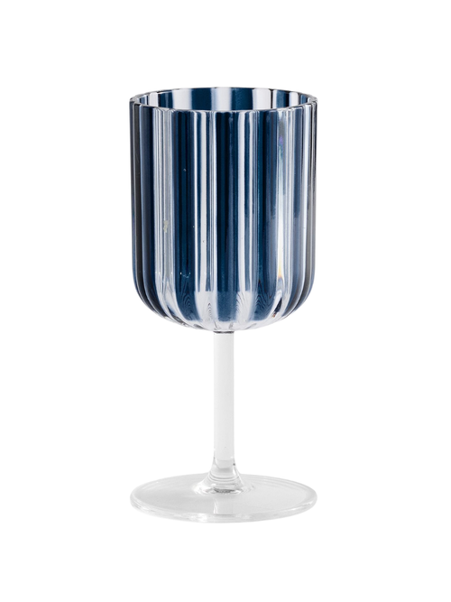 Montauk Stripe Outdoor-Becher, 4er-Set