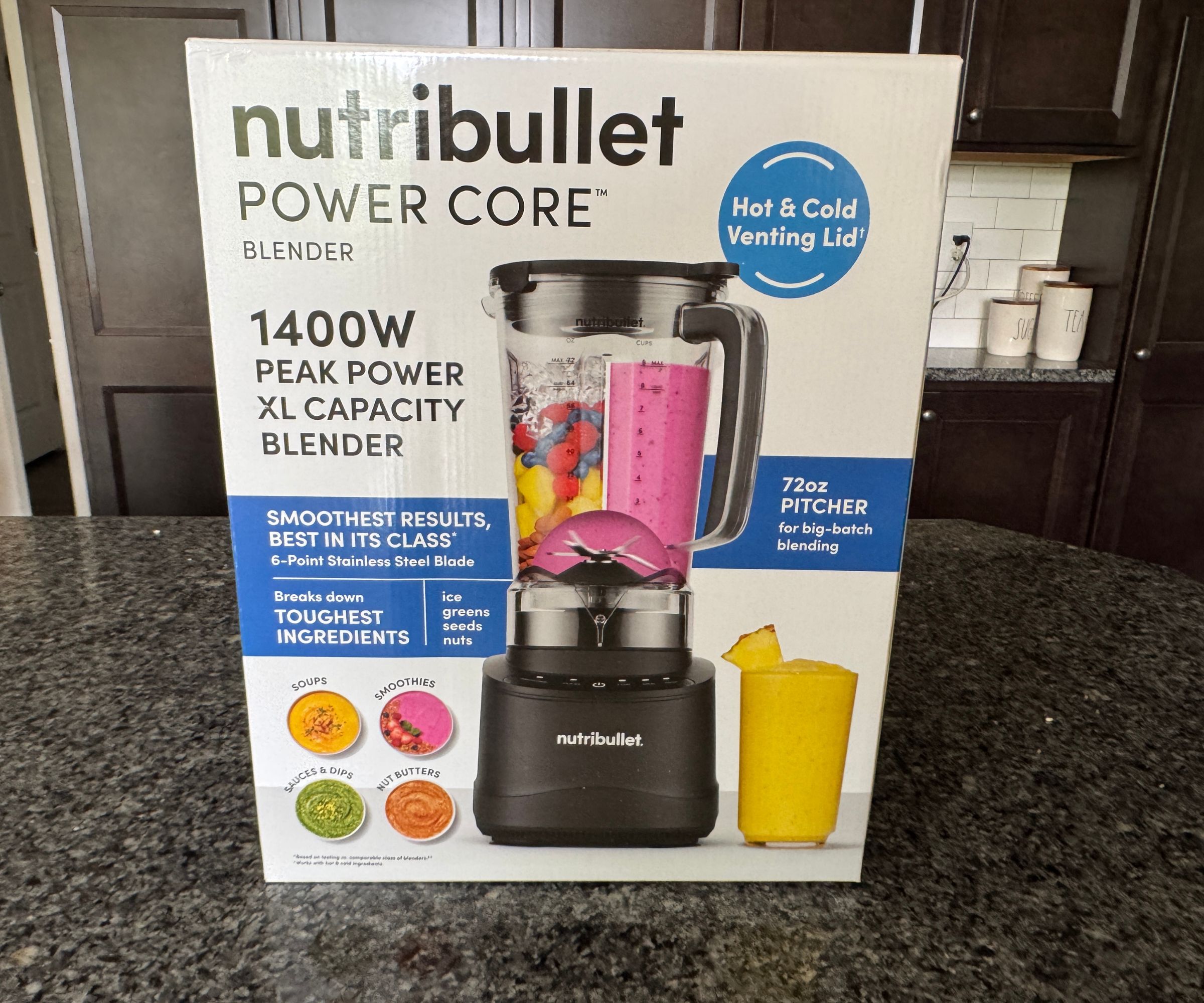 Die Box für den Nutribullet PowerCore XL Blender