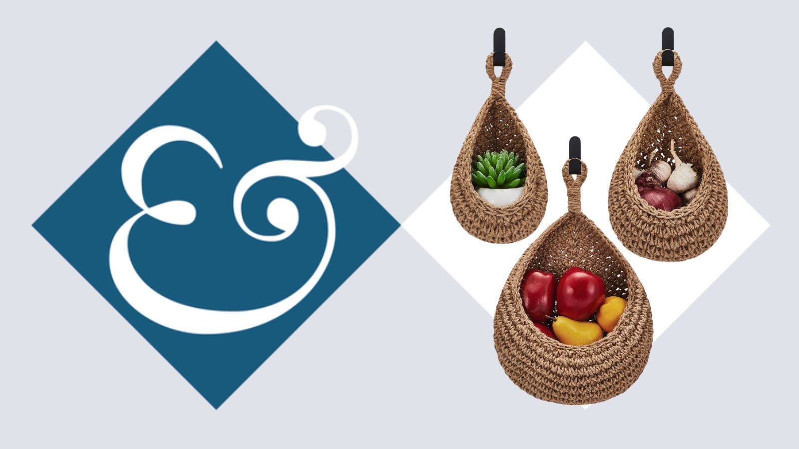 Amazon hanging wall baskets for kitchen storage