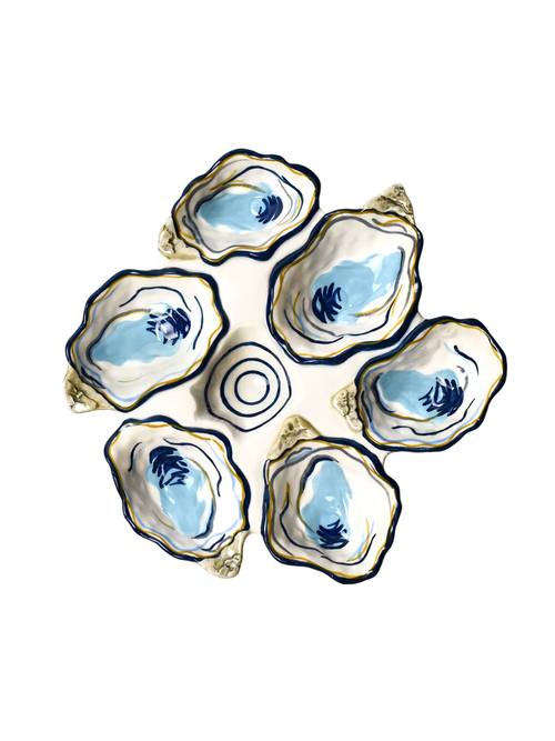 Coton Colors von Laura Johnson Oyster Half Dozen Platter