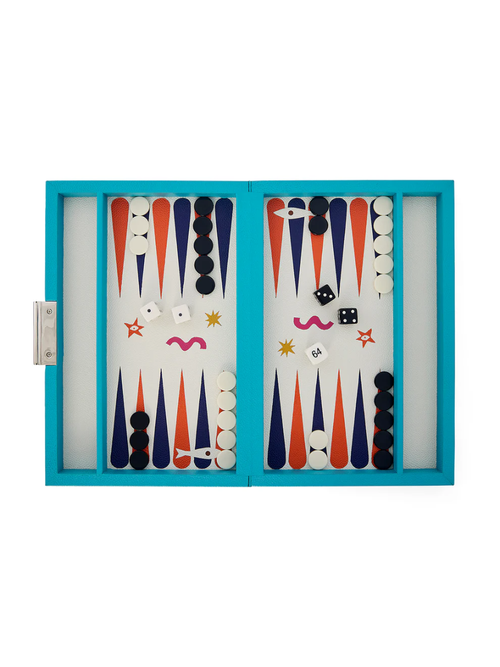 Playa Backgammon-Set aus Leder