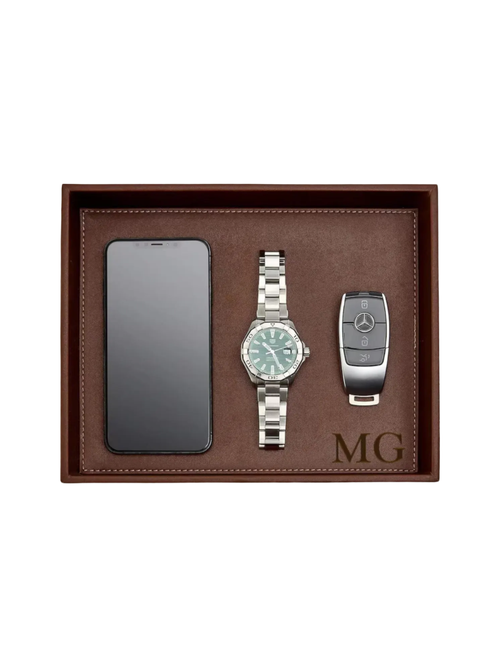 Precision Memory Personalisiertes Leder-Tablett 