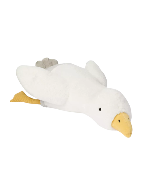 Sam, die Möwe, gewichtetes Plüsch-Wurfkissen