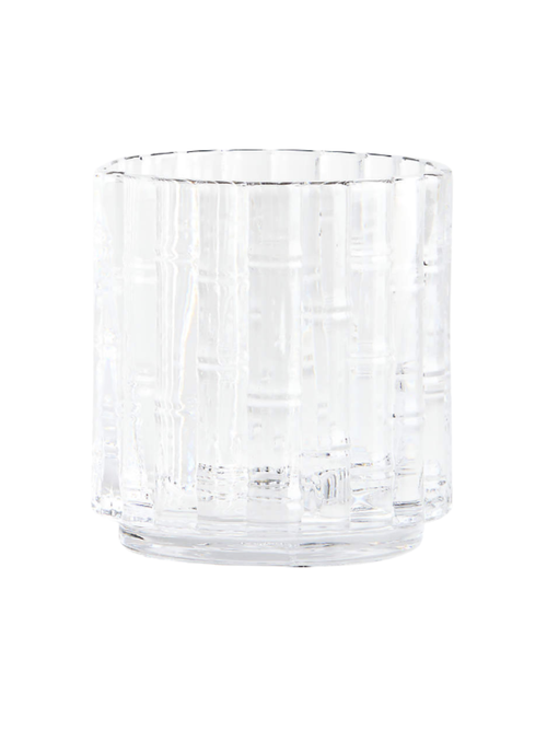 Bambus 10-Unzen. Doppeltes altmodisches Glas