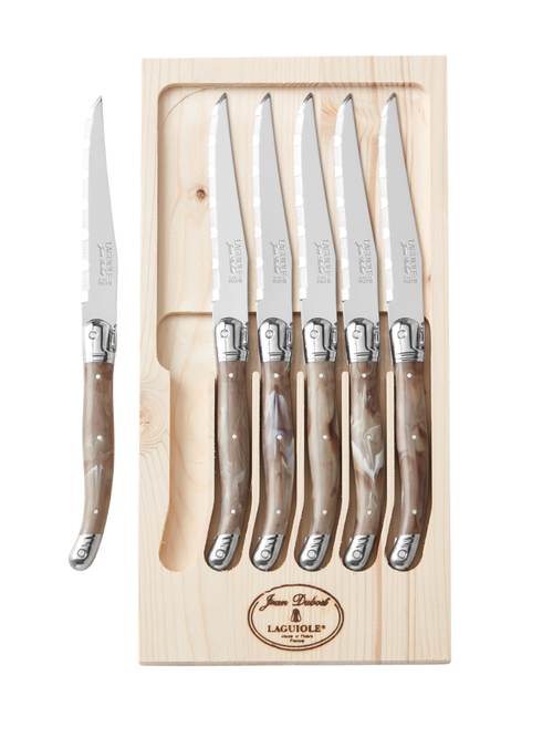 Jean Dubost Laguiole Steakmesser, 6er-Set