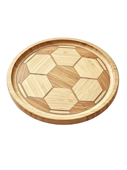 Bambus-Fußball-Schneidebrett