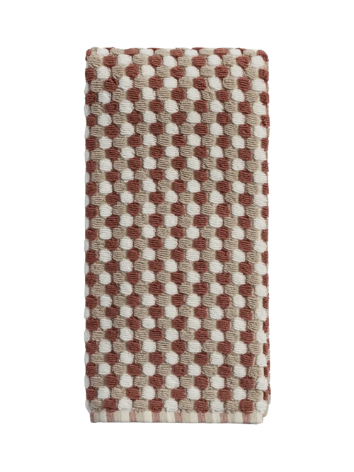 Mosaik-Handtuch aus Bio-Baumwolle
