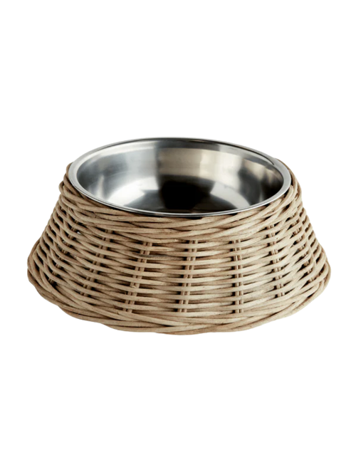 Rattan-Futternapf