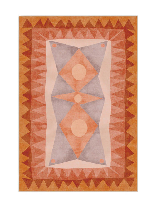 Hilma Sunset Teppich, 6' x 9'