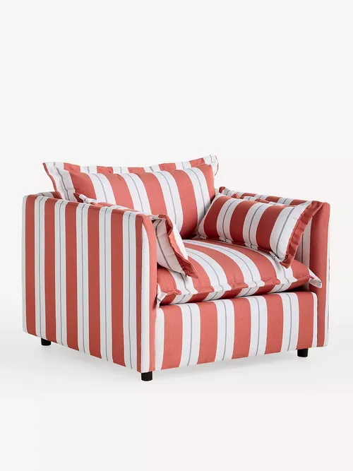 Denver Sunbrella® Stripe Outdoor-Stuhl