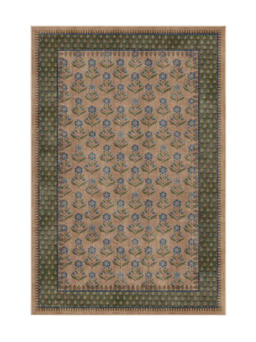 Sundara Teppich in Taupe und Salbei, 6' x 9'