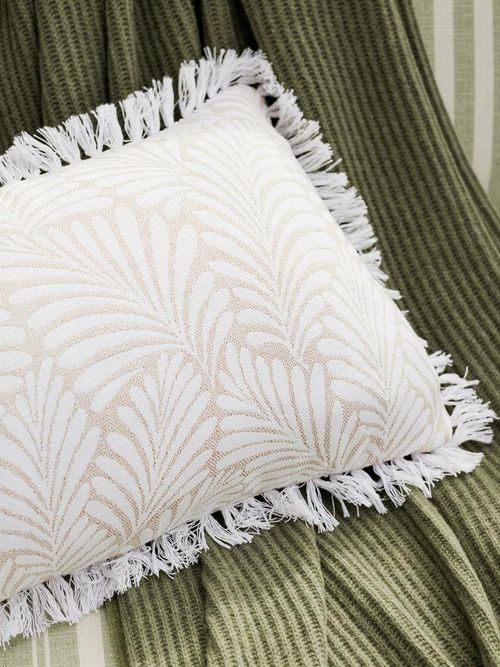 Frond Outdoor-Kissenbezug, Sand