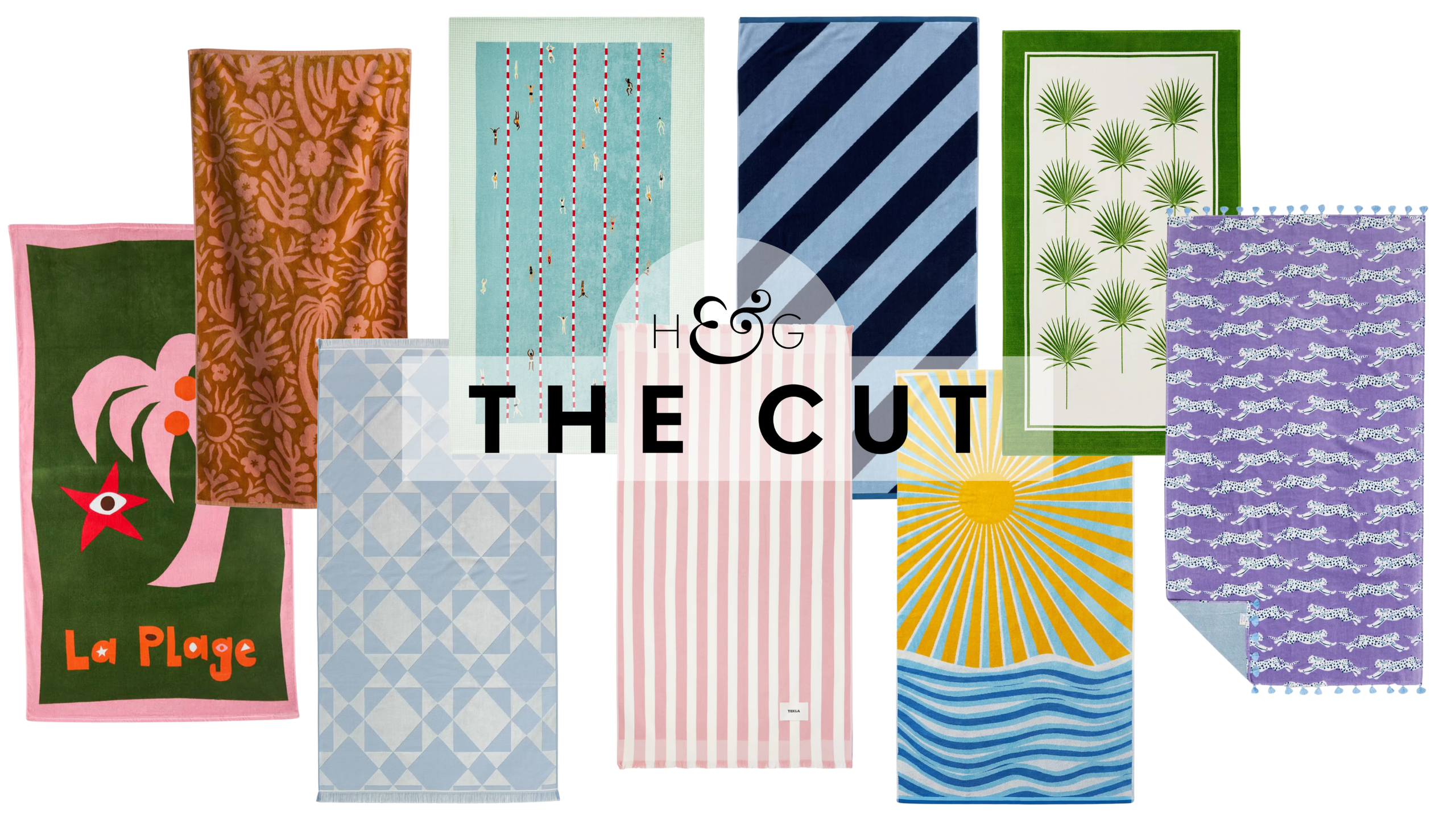 an assortment of decorative towels