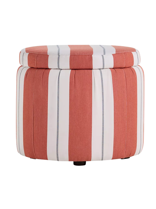 Sunbrella® Stripe Kleiner Aufbewahrungshocker