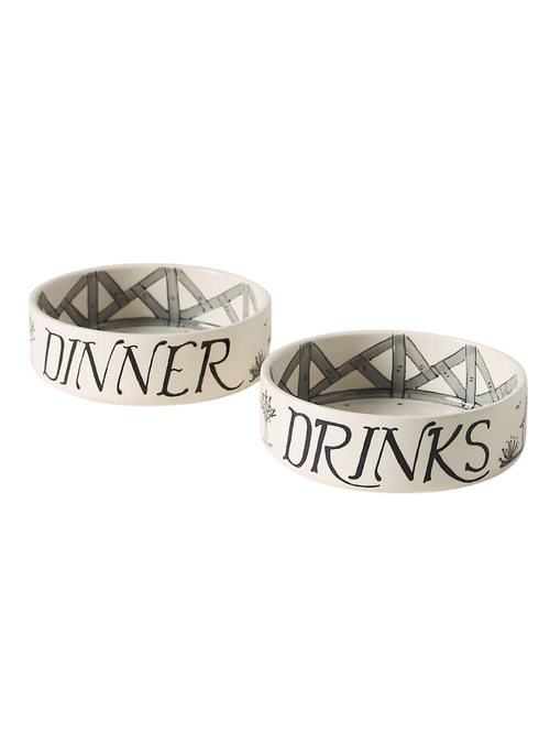Pottery Dinner & Drinks Hundenapf-Set