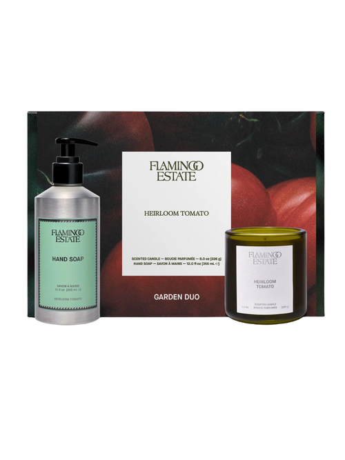 Erbstück-Geschenkset mit Tomatenkerze und Handseife
