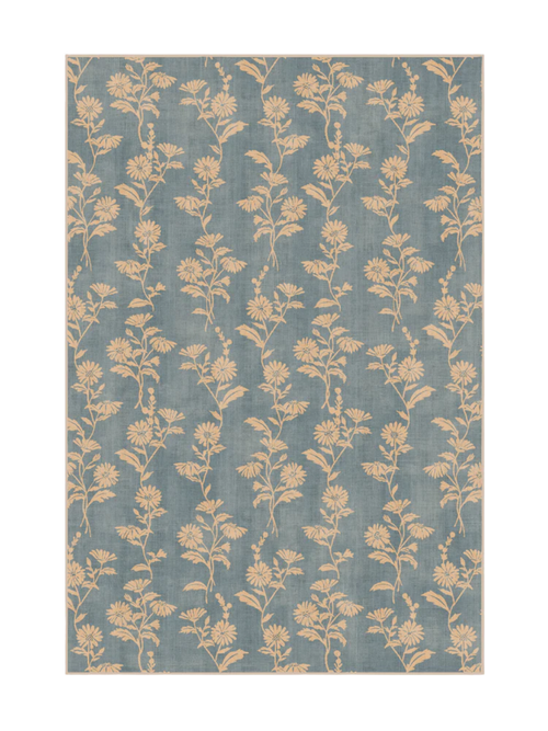 Mabel Dusty Blue Teppich, 6' x 9'
