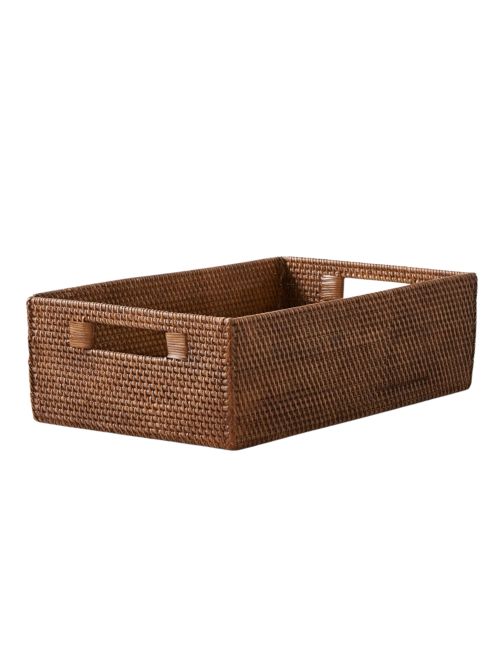 Hold Everything Rattan Cubby Vorratskorb