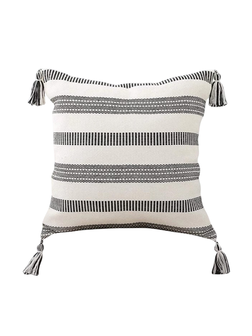 Boho Outdoor-Kissenbezug mit Quasten