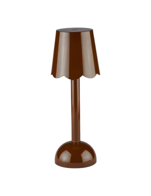 Wiederaufladbare LED-Lampe mit Schokoladenmuschel