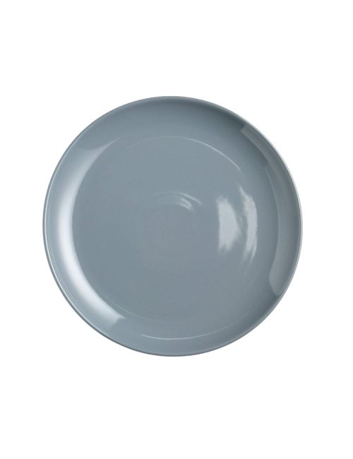 Hudson Mist Blaue Speiseteller aus Steingut, 8er-Set