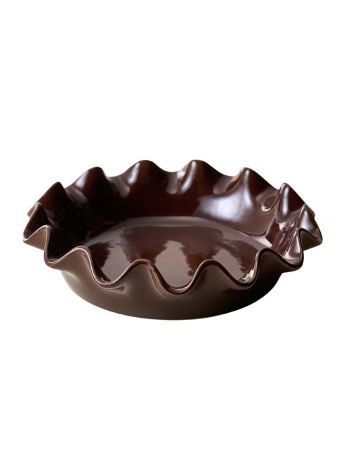 Kuchenform mit Schokoladenüberbacken