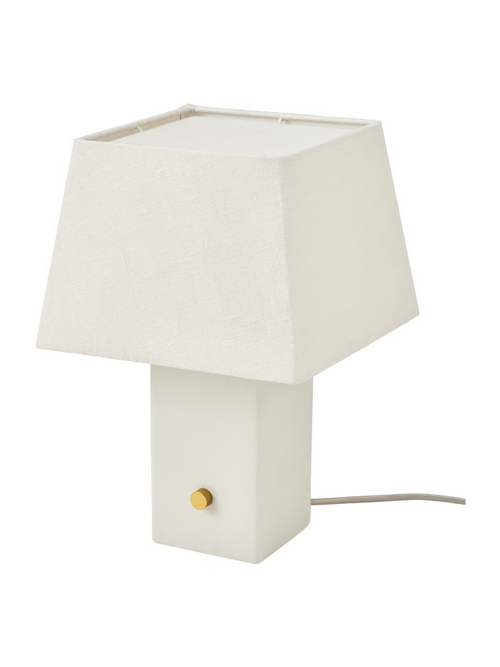 Halgatt Tischlampe – Dimmbar Weiß/weiße Keramik 14 
