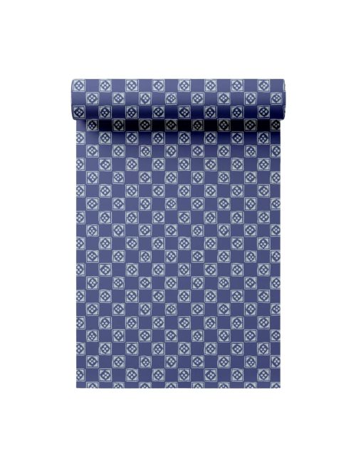 Pearl Snap Traditionelle Tapete Indigo