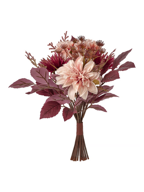 Künstlicher Blumenstrauß von Smycka – Innen-/Außenbereich, Rosa 16 