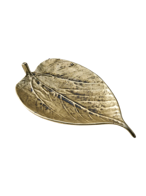 Messing-Blatt-Schmuckschale