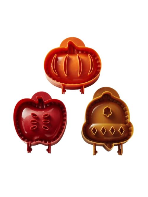 Figurale Herbst-Kuchenformen, 3er-Set