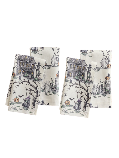 Midnight Manor Baumwollservietten – 4er-Set