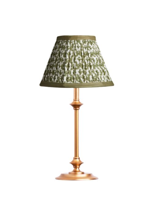 Winzige kabellose Trindle-Tischlampe mit Empire-Schirm