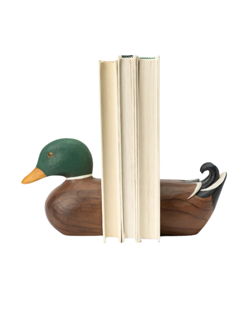 Stockenten-Buchstützen (2er-Set)