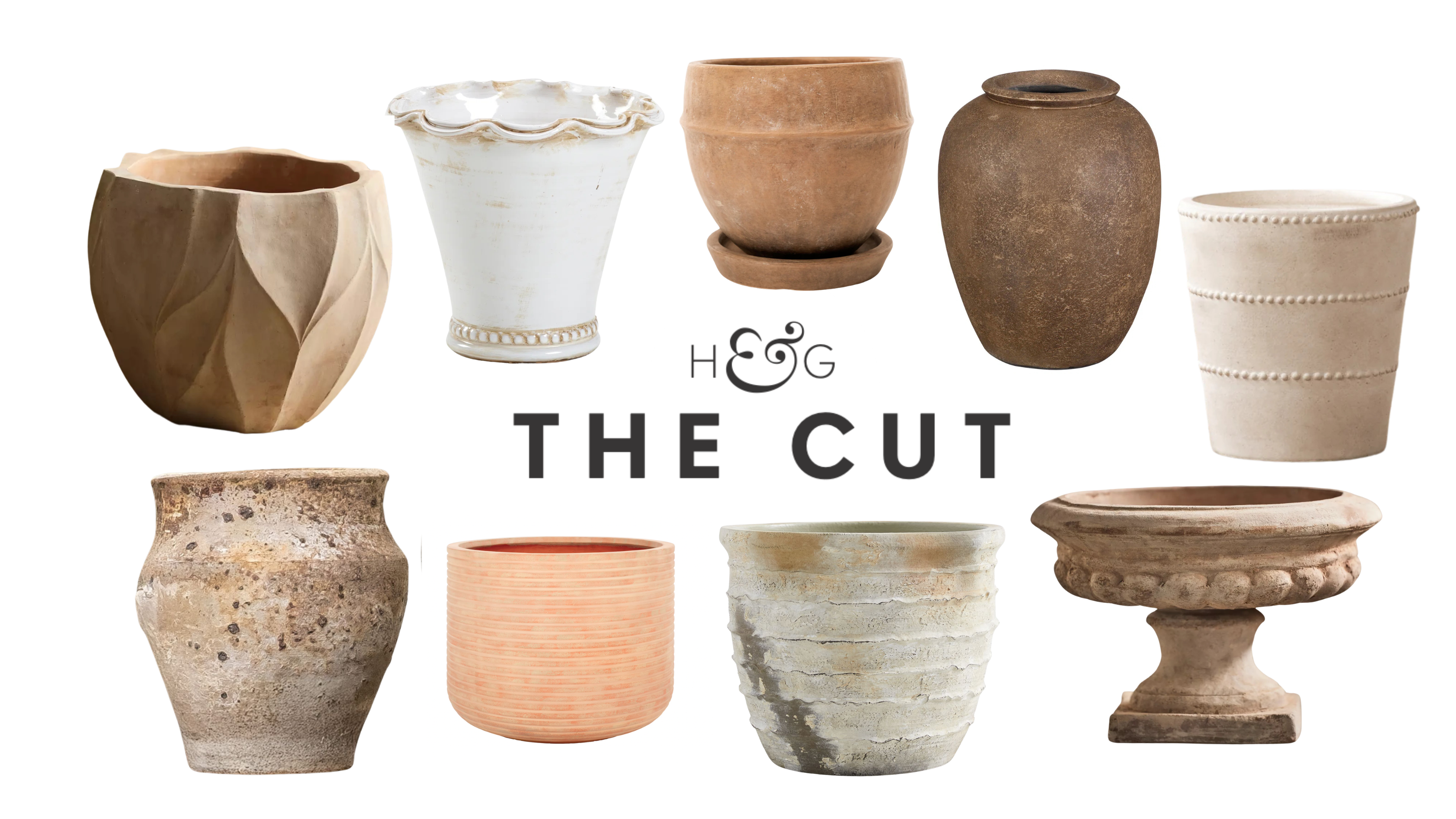 Das Heldenbild des Cut Terracotta Planters